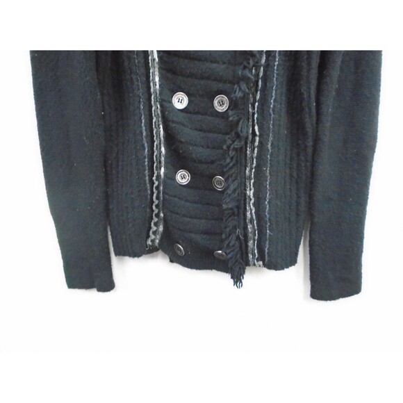 Free people Cozy Admiral's Jacket Sweater Womens Size M 19235217 Black - Picture 3 of 11